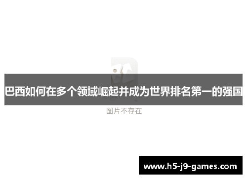 巴西如何在多个领域崛起并成为世界排名第一的强国